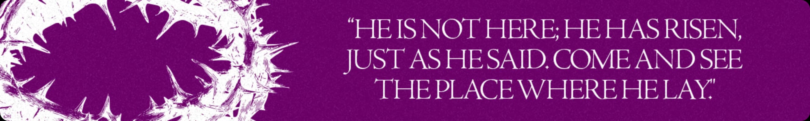 Passover Production Banner